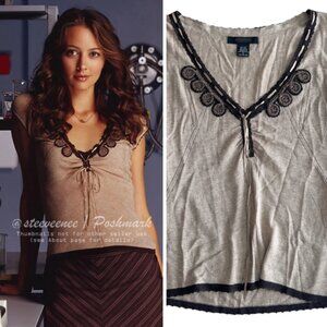 Vintage Y2K Wool Peasant Blouse ASO Winifred Burkle (Fred) in Angel